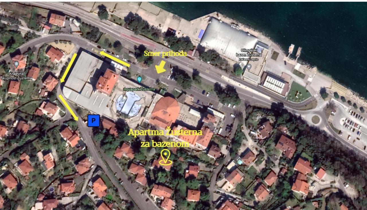 Apartma Zusterna Za Bazenom Capodistria Esterno foto
